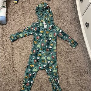Posh Peanut 2T The Nightmare Before Christmas hooded zipper onesie